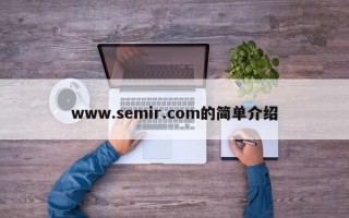 www.semir.com的简单介绍