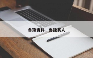 鲁豫资料，鲁豫其人