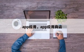 app应用，app应用商店