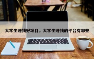 大学生赚钱好项目，大学生赚钱的平台有哪些