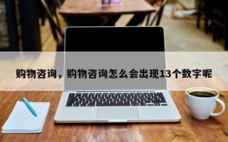 购物咨询，购物咨询怎么会出现13个数字呢