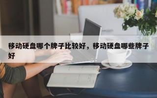 移动硬盘哪个牌子比较好，移动硬盘哪些牌子好