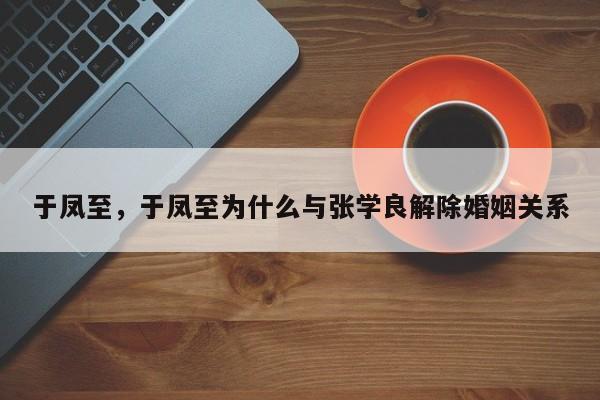 于凤至，于凤至为什么与张学良解除婚姻关系-第1张图片